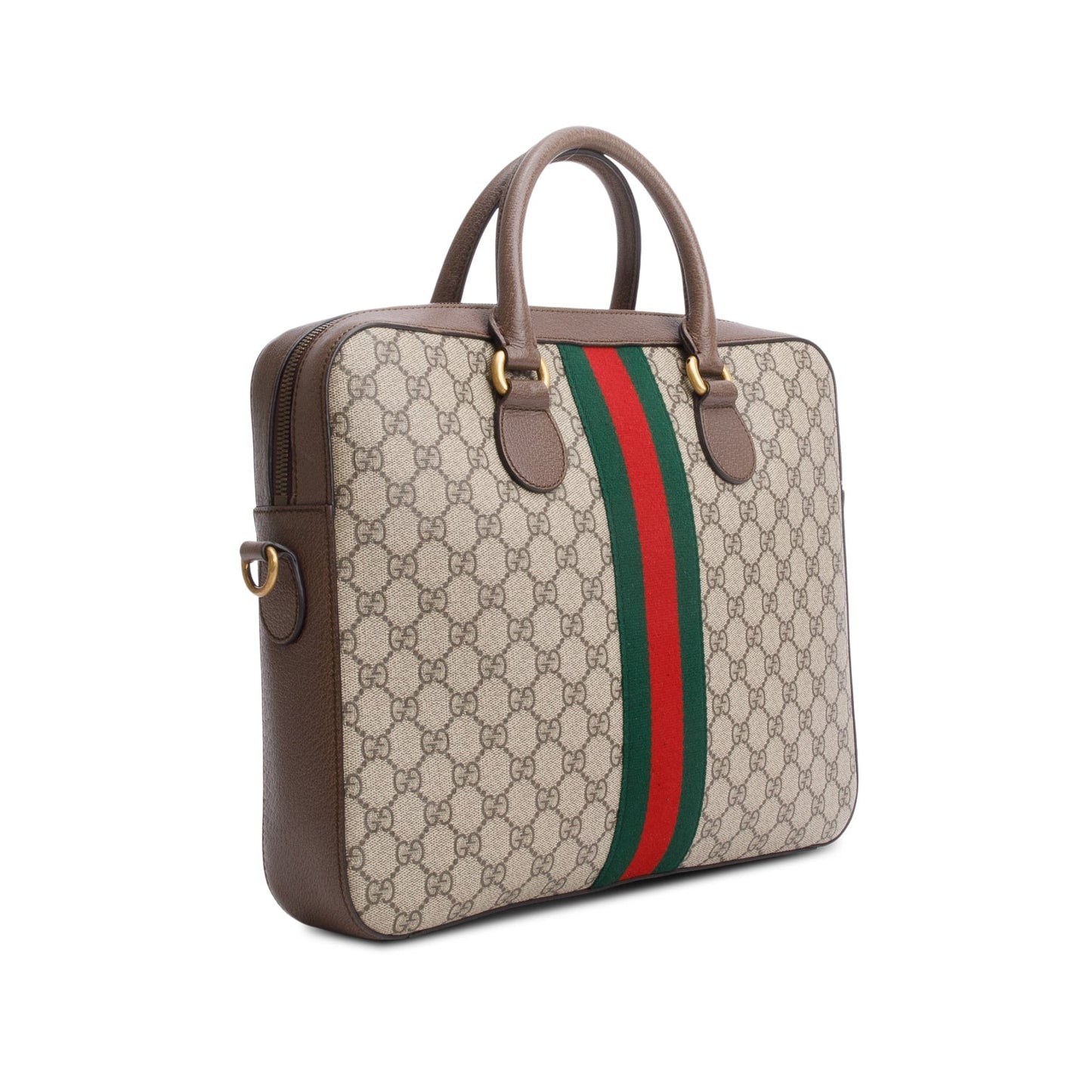 Gucci GG Supreme Web Ophidia Briefcase