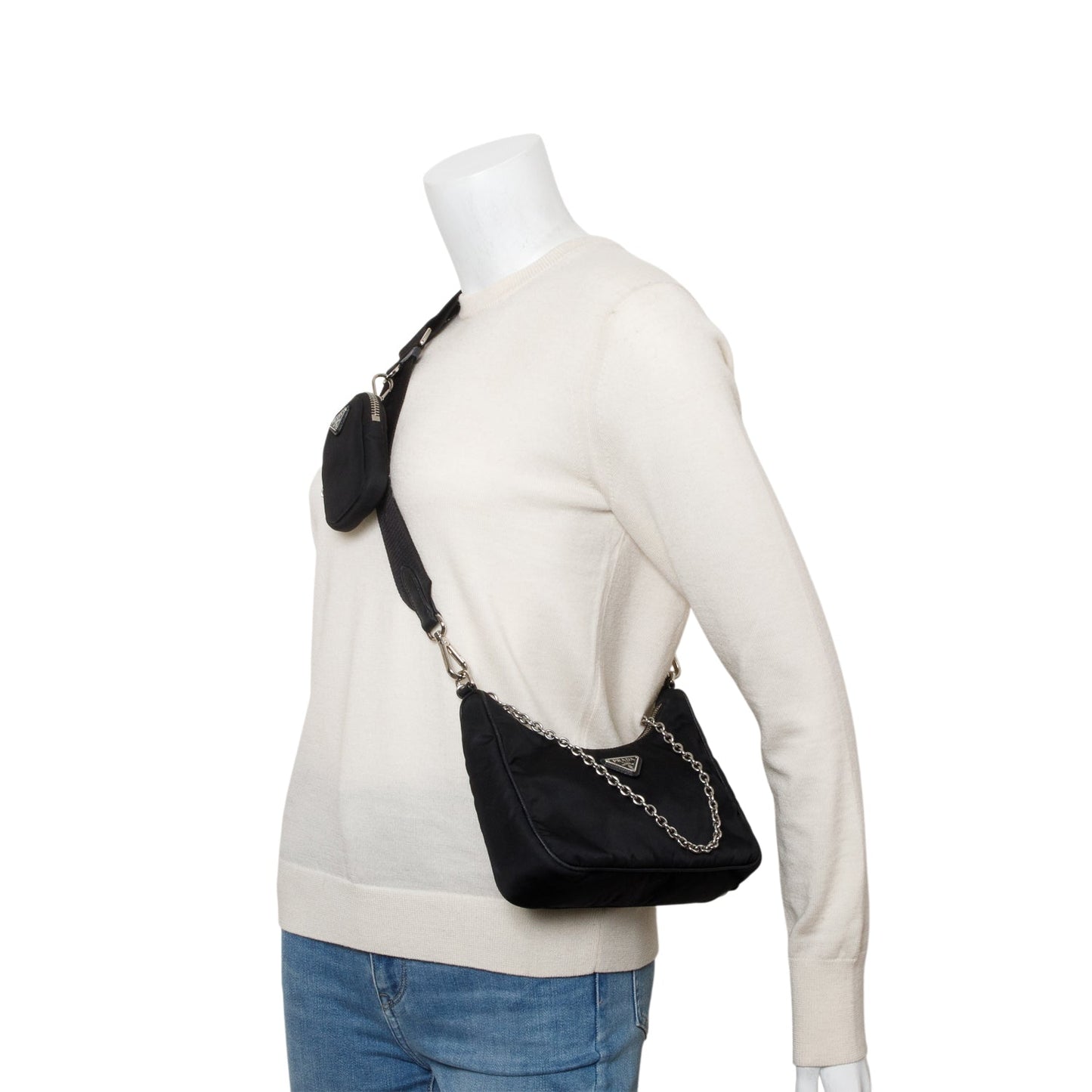 Prada Black Re-Edition 2005 Re-Nylon Bag
