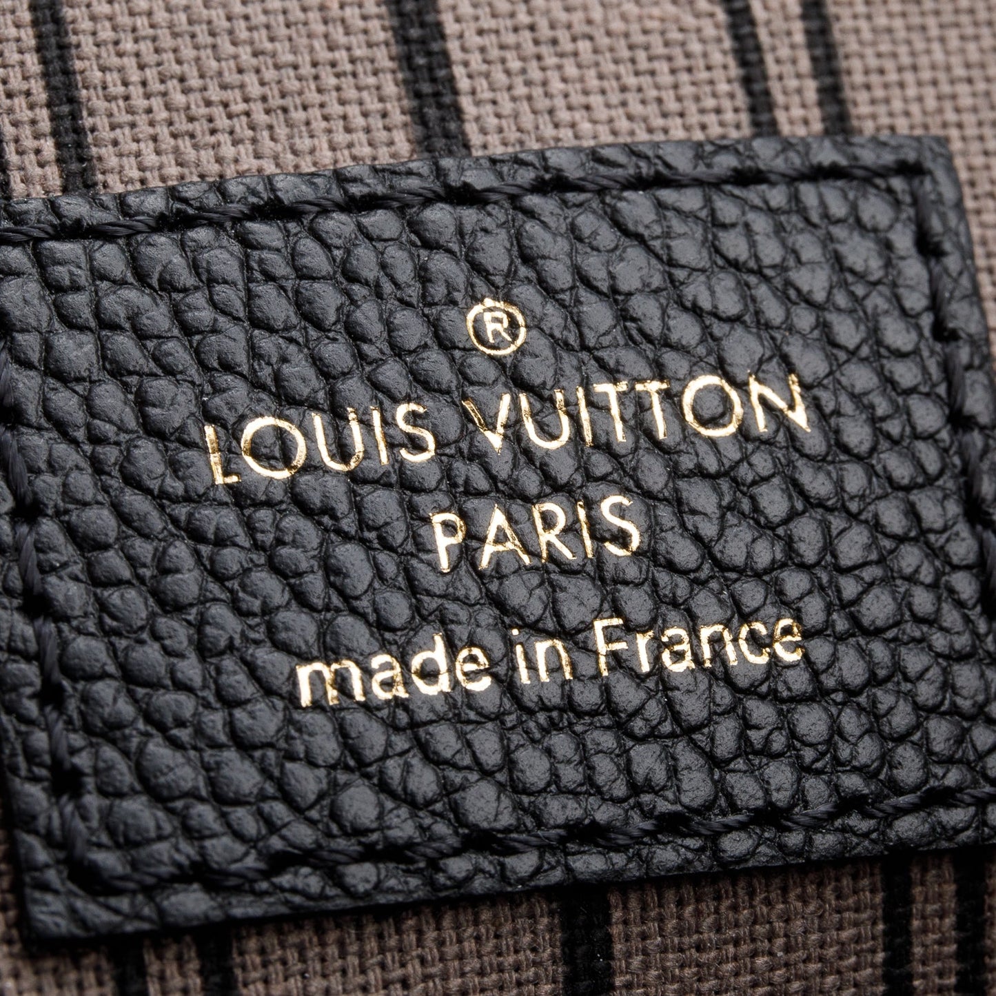 Louis Vuitton 2020 Black Monogram Empreinte Leather Pochette Metis