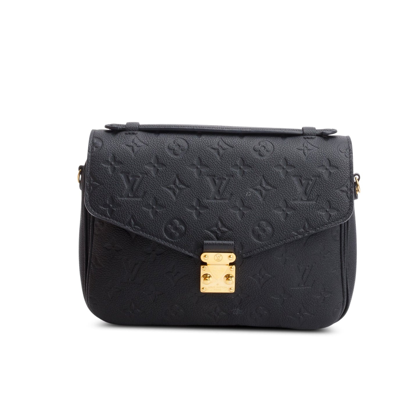 Louis Vuitton 2020 Black Monogram Empreinte Leather Pochette Metis