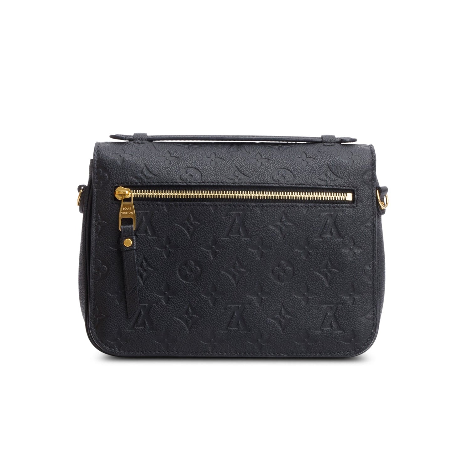 Louis Vuitton 2020 Black Monogram Empreinte Leather Pochette Metis