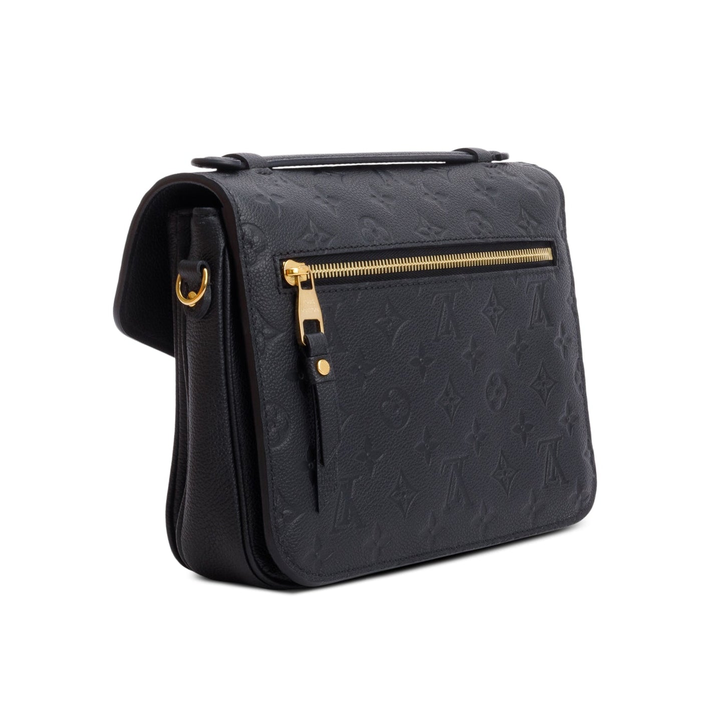Louis Vuitton 2020 Black Monogram Empreinte Leather Pochette Metis