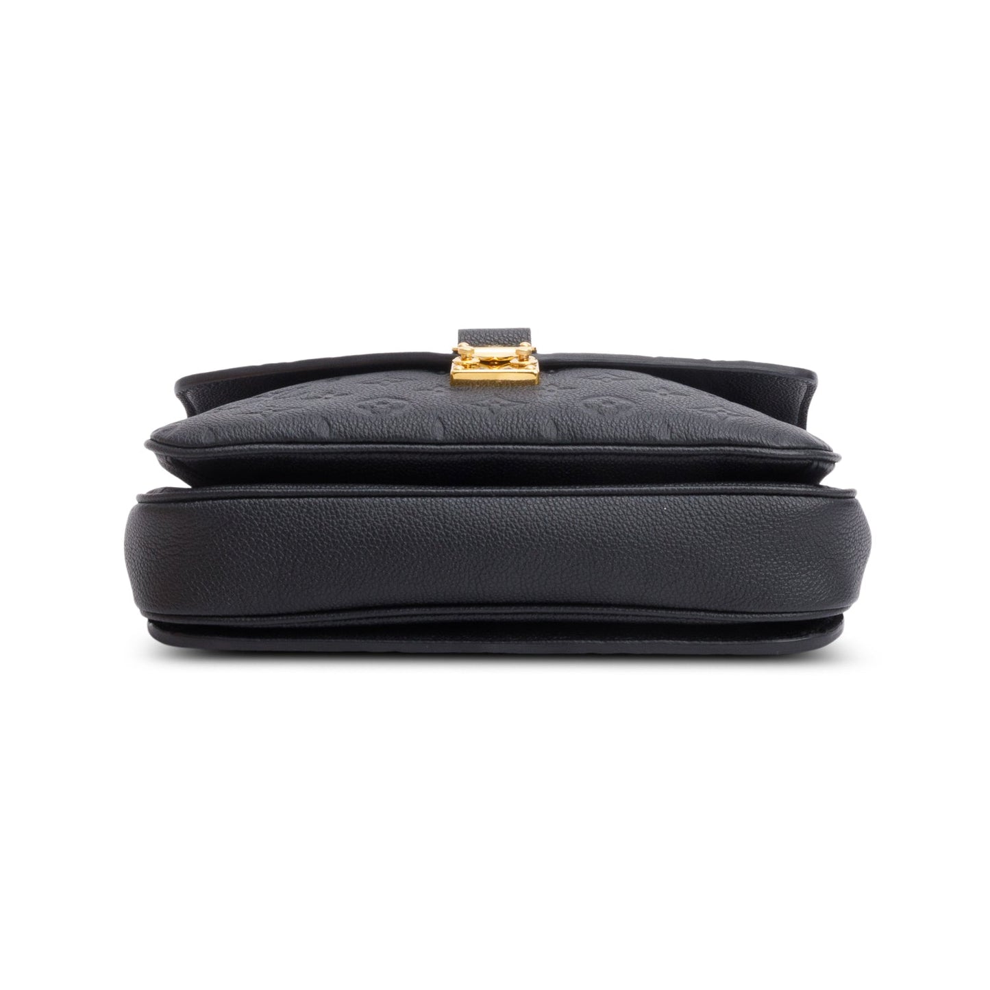 Louis Vuitton 2020 Black Monogram Empreinte Leather Pochette Metis