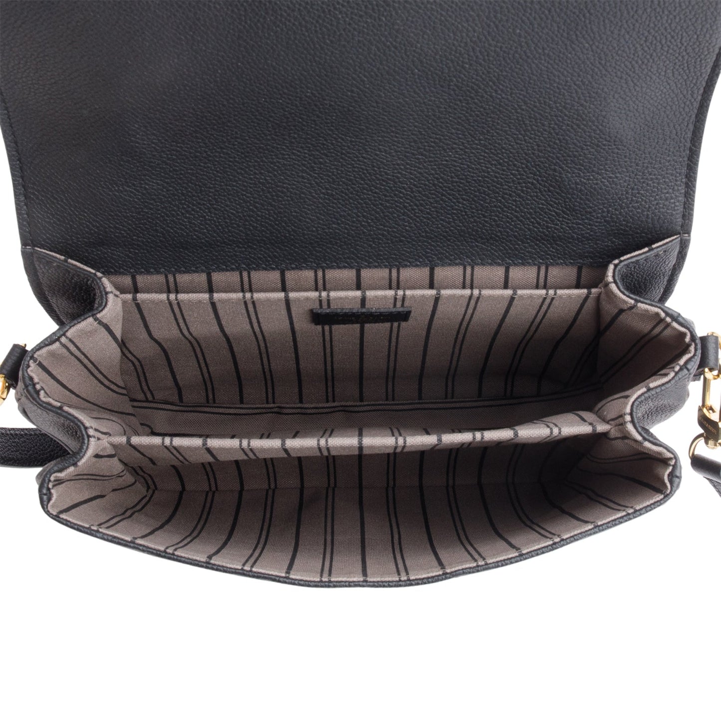 Louis Vuitton 2020 Black Monogram Empreinte Leather Pochette Metis