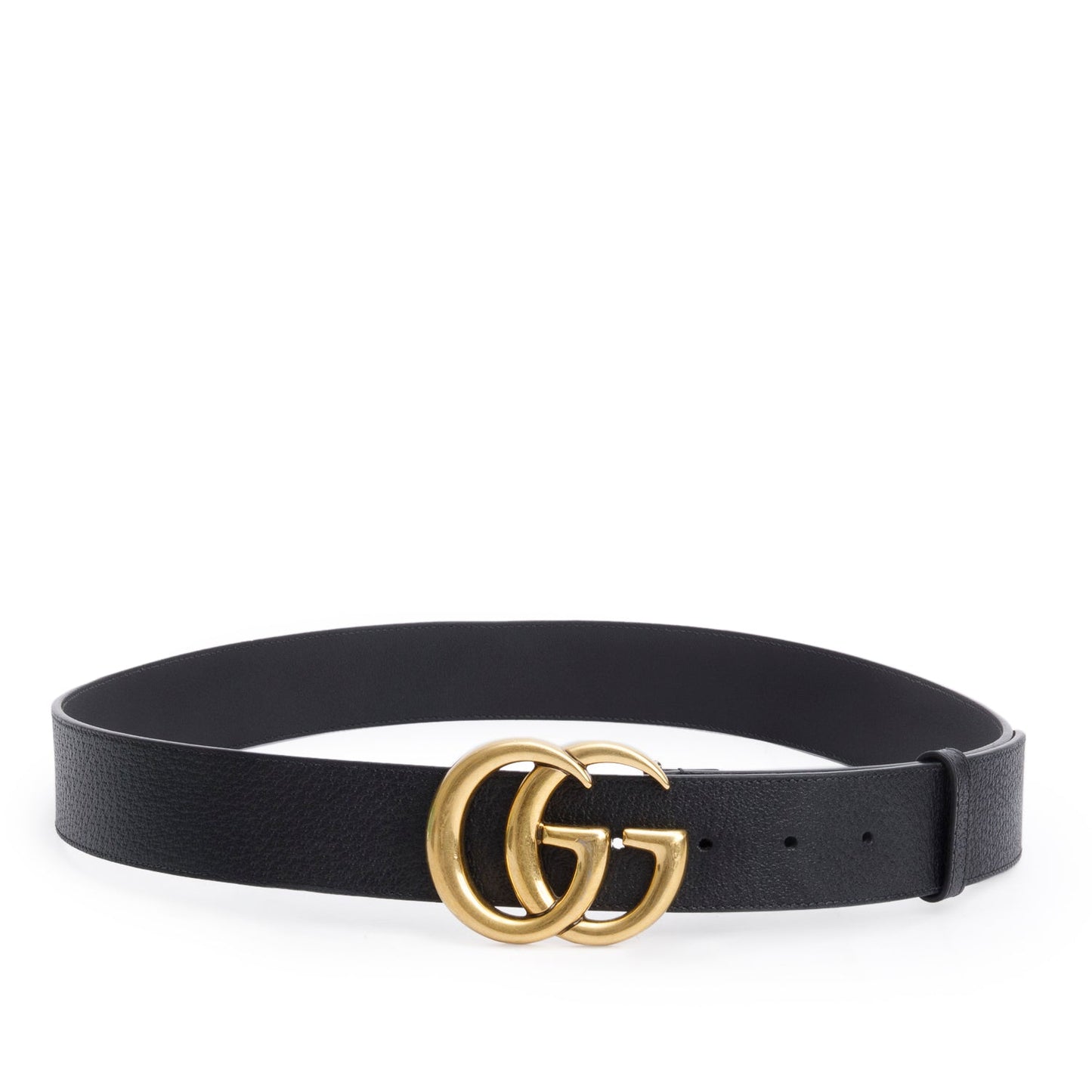 Gucci GG Marmont Black Wide Leather Belt 100 40