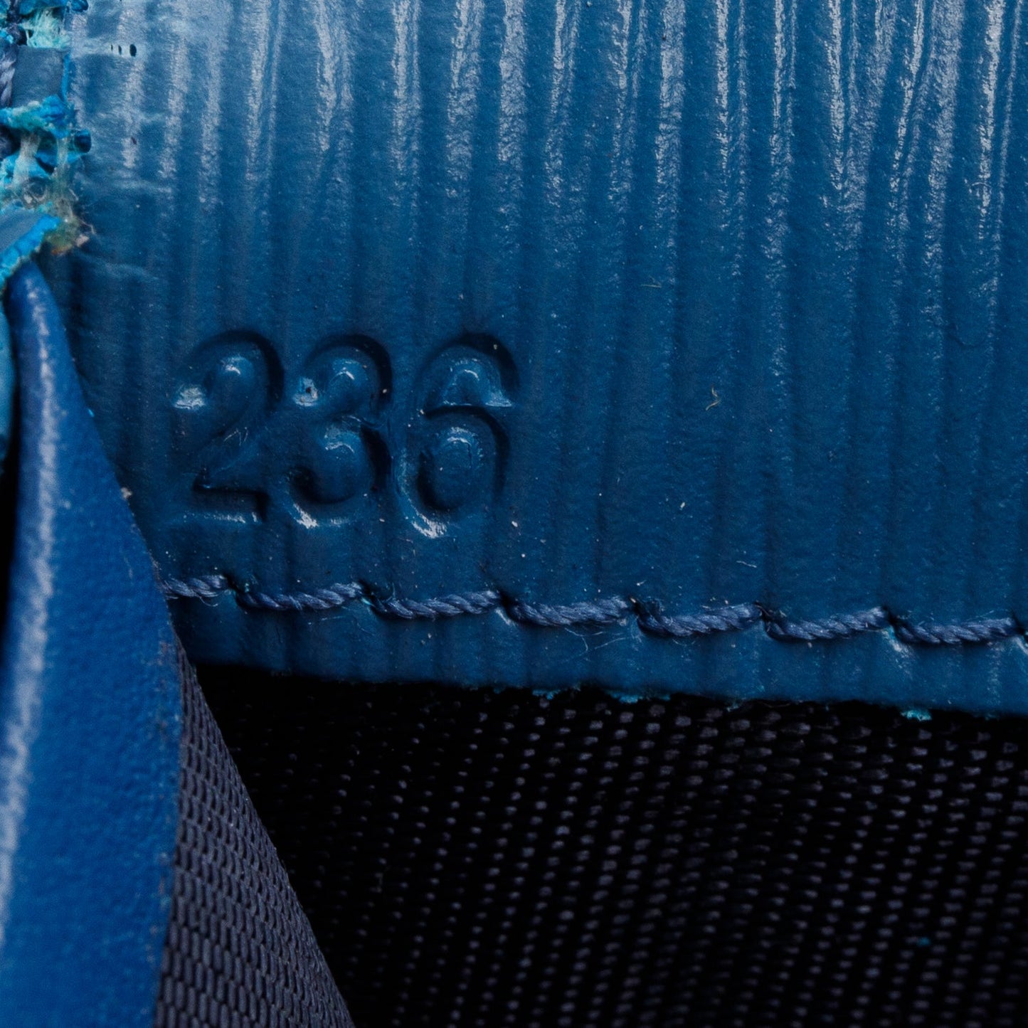 Prada Blue Vitello Move Leather Continental Wallet