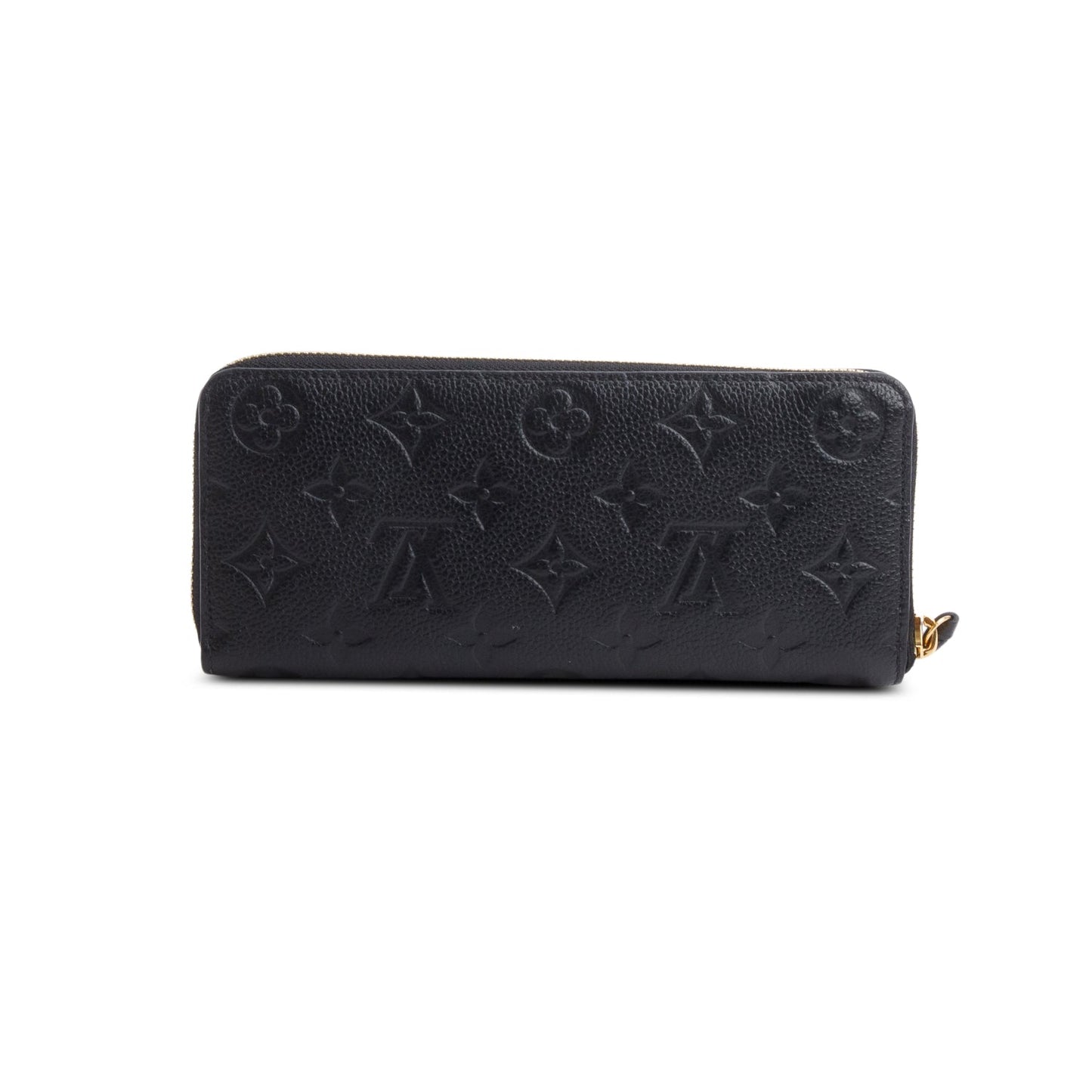 Louis Vuitton Black Monogram Empreinte Clemence Wallet