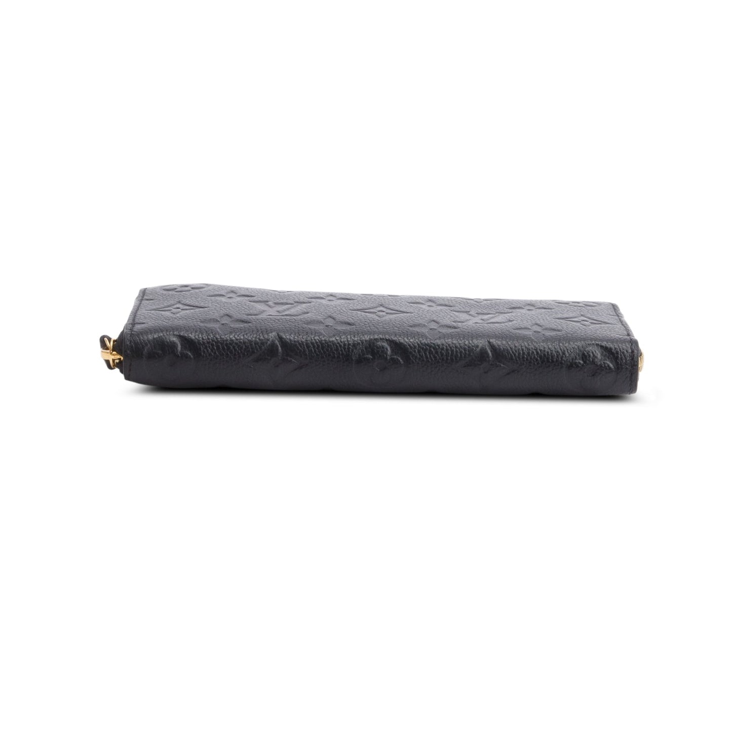 Louis Vuitton Black Monogram Empreinte Clemence Wallet