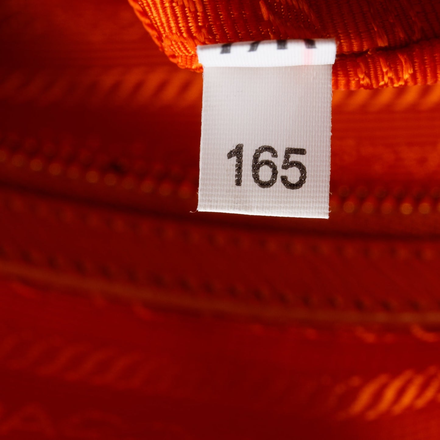 Prada Orange Saffiano Lux Leather Bauletto Bag