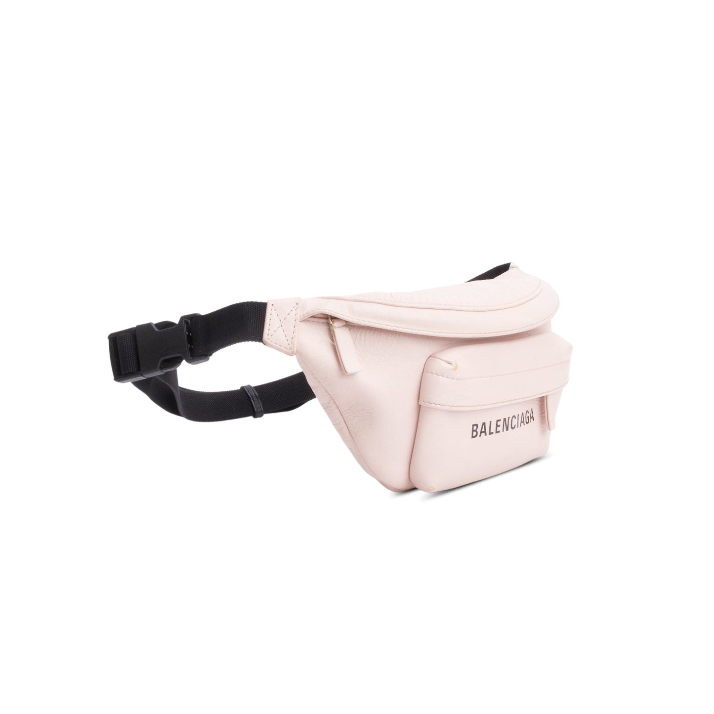Balenciaga Pink Calfskin Leather Everyday Belt Bag
