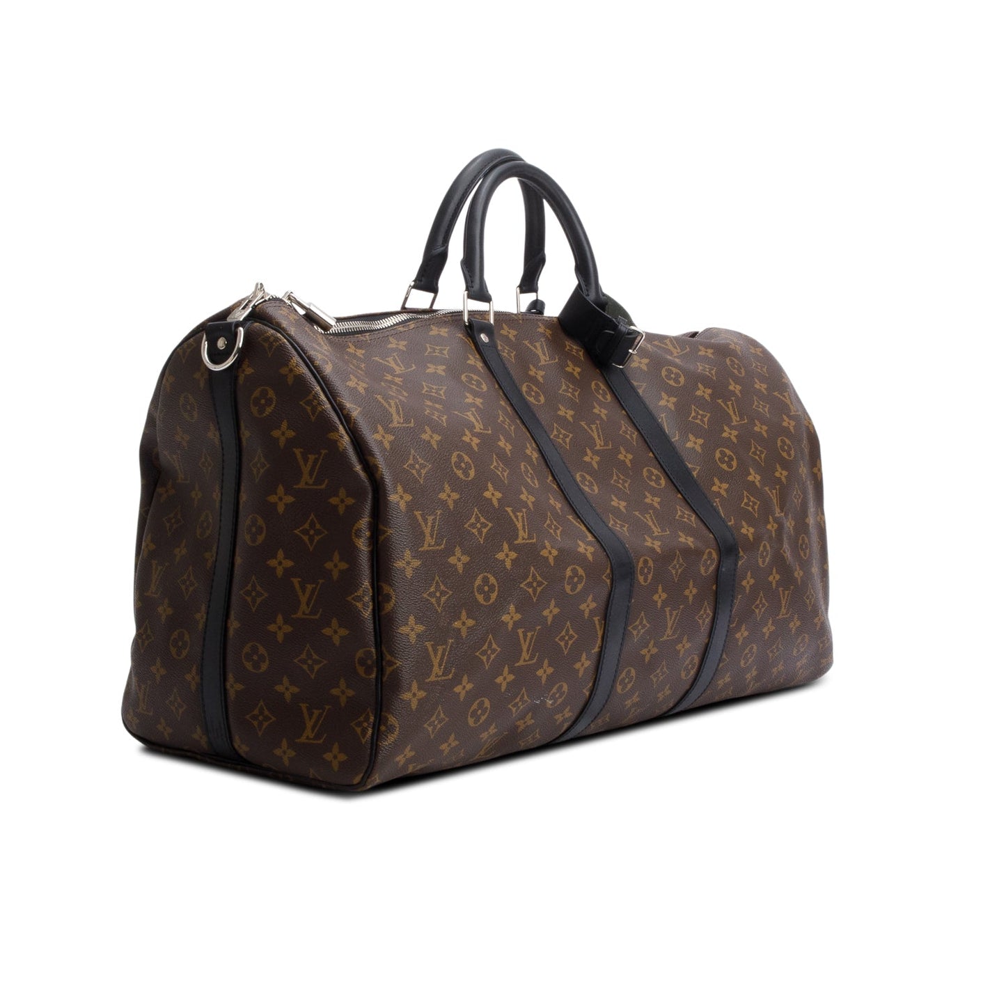 Louis Vuitton Monogram Macassar Keepall Bandouliere 55