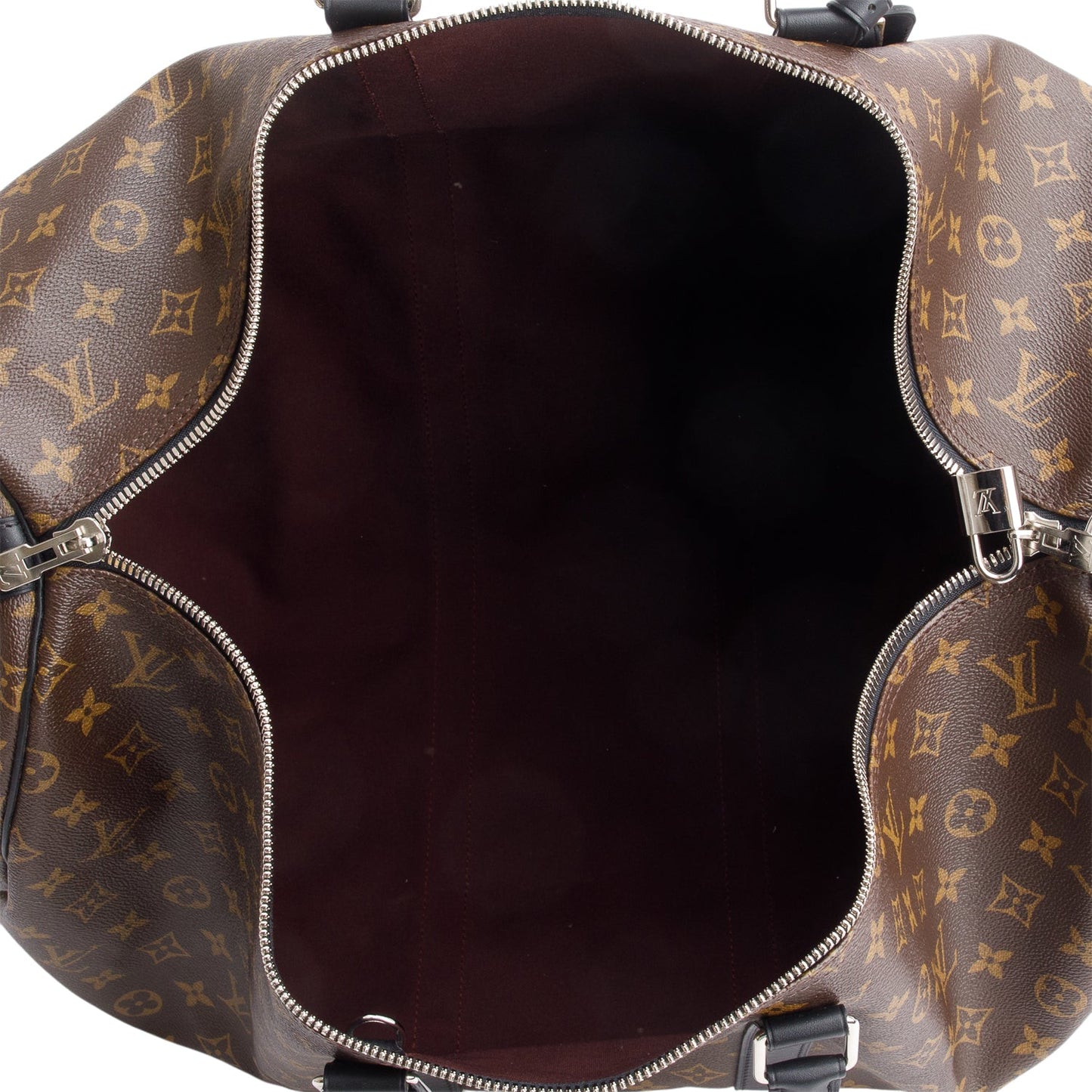 Louis Vuitton Monogram Macassar Keepall Bandouliere 55