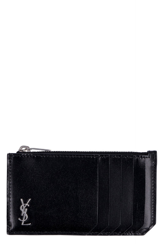 Luxury Saint Laurent Trending 2025 Men's Leather Wallet in Black | Size UNICA | 6298991JB0E