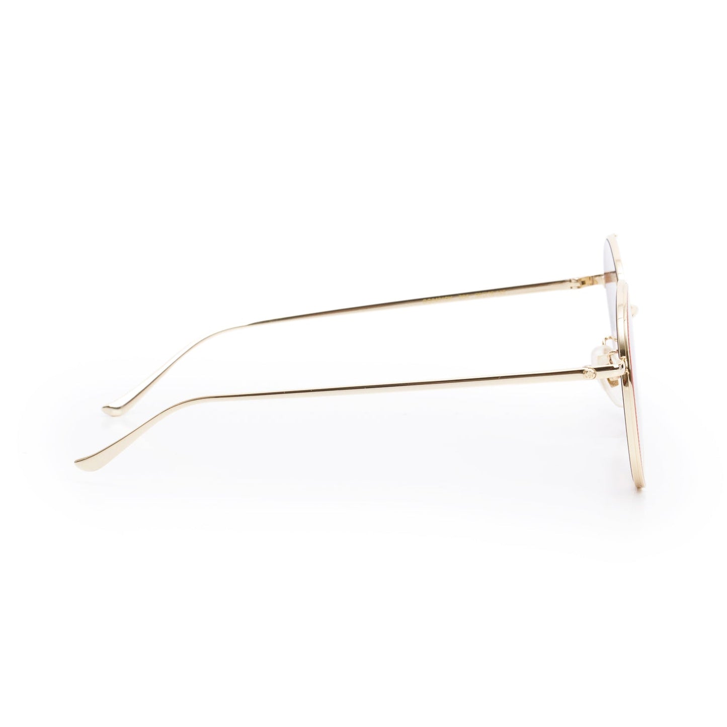 Gucci GG0401SK Gold Tone Metal Round Sunglasses