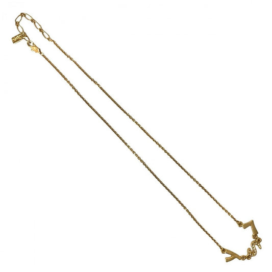 YVES SAINT LAURENT Necklace Gold Plated gold