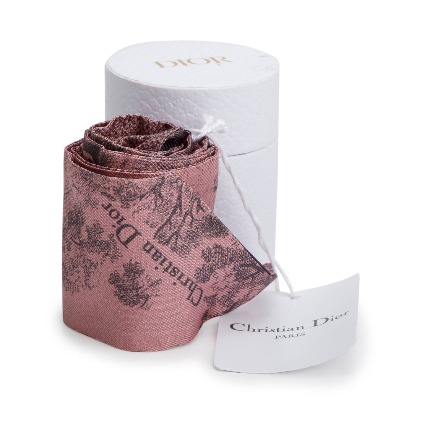 Christian Dior Pink Toile de Jouy Sauvage Mitzah Scarf