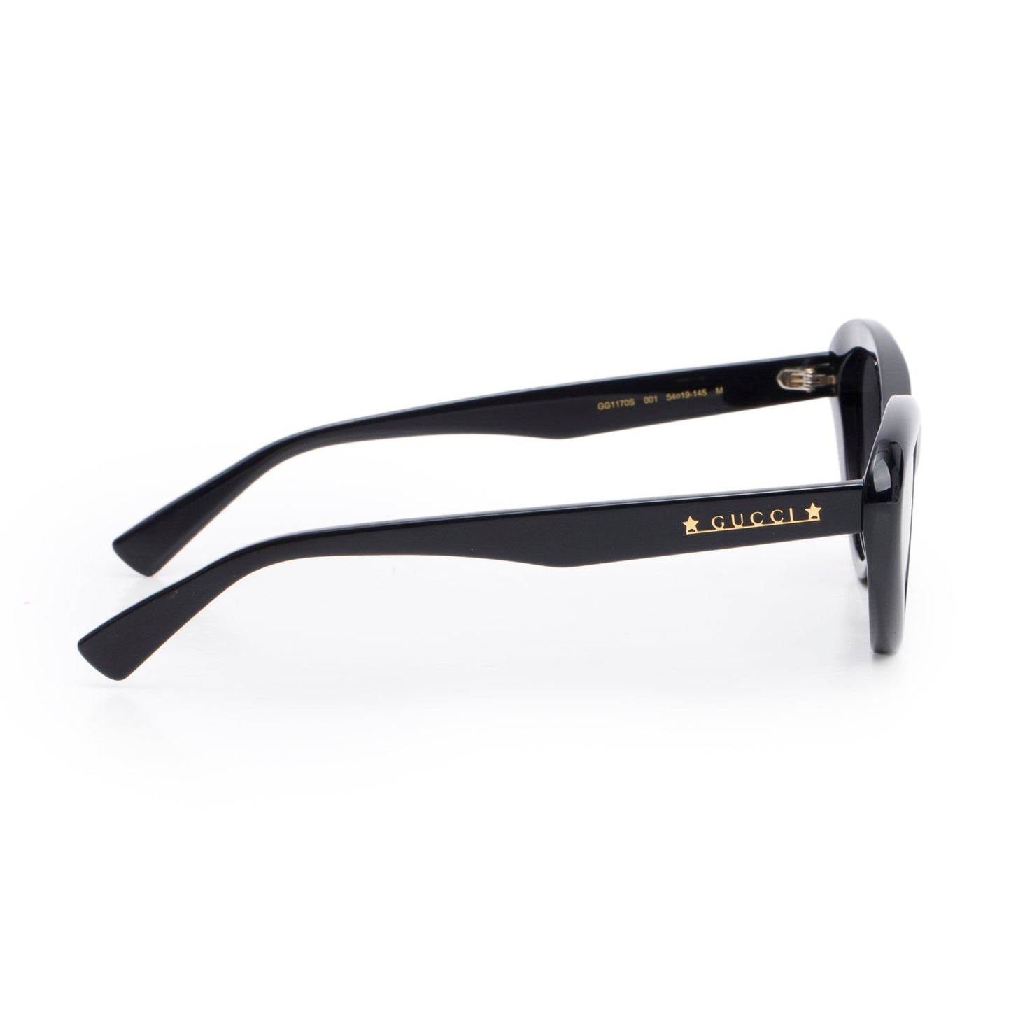 Gucci GG1170S Black Acetate Cat Eye Sunglasses