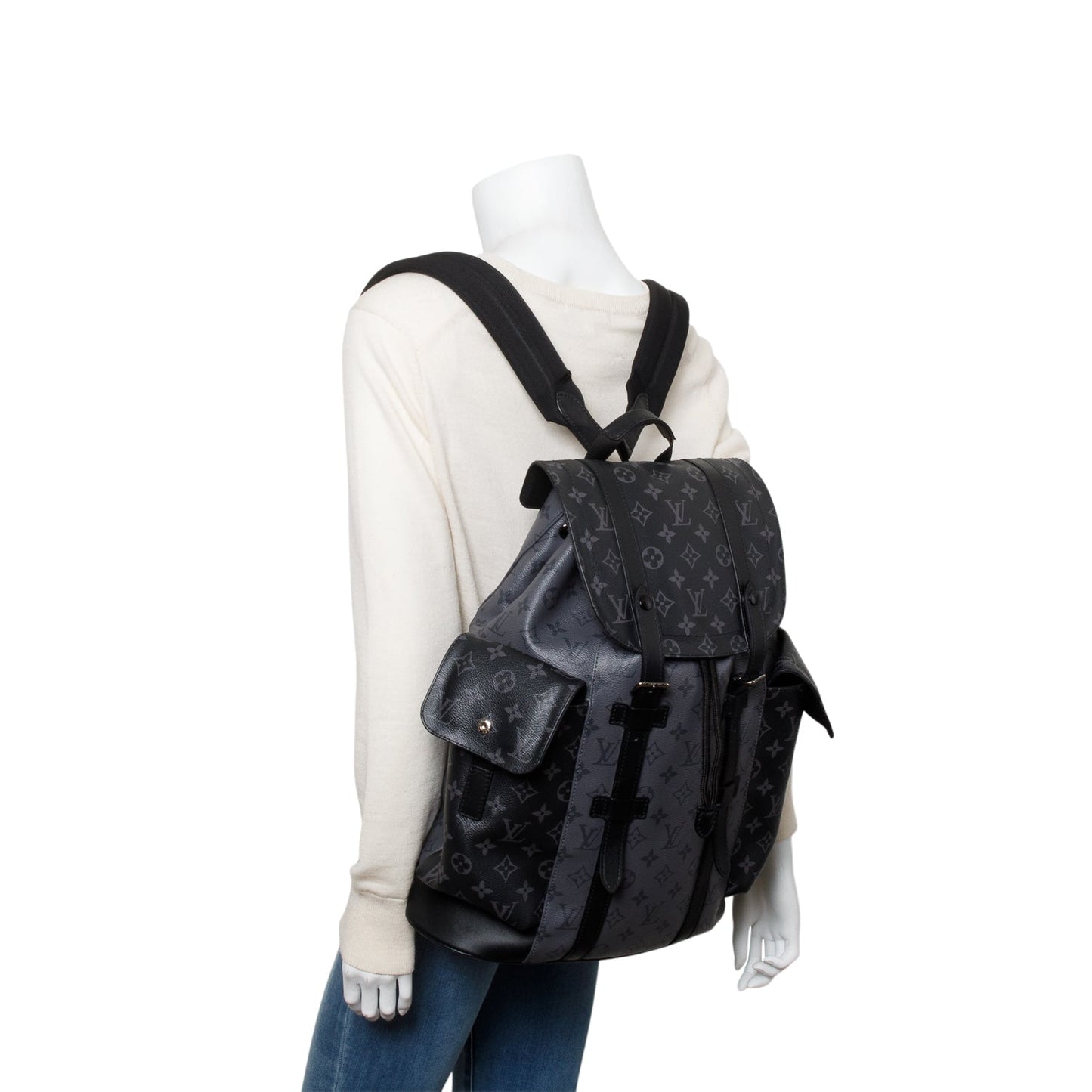 Louis Vuitton Monogram Eclipse Reverse Christopher MM Backpack