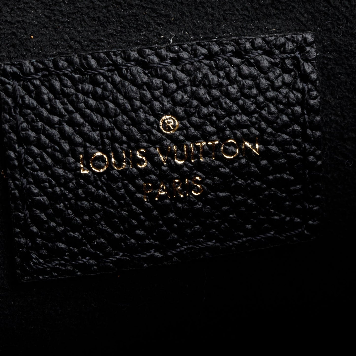Louis Vuitton Black Monogram Empreinte Leather Vavin PM
