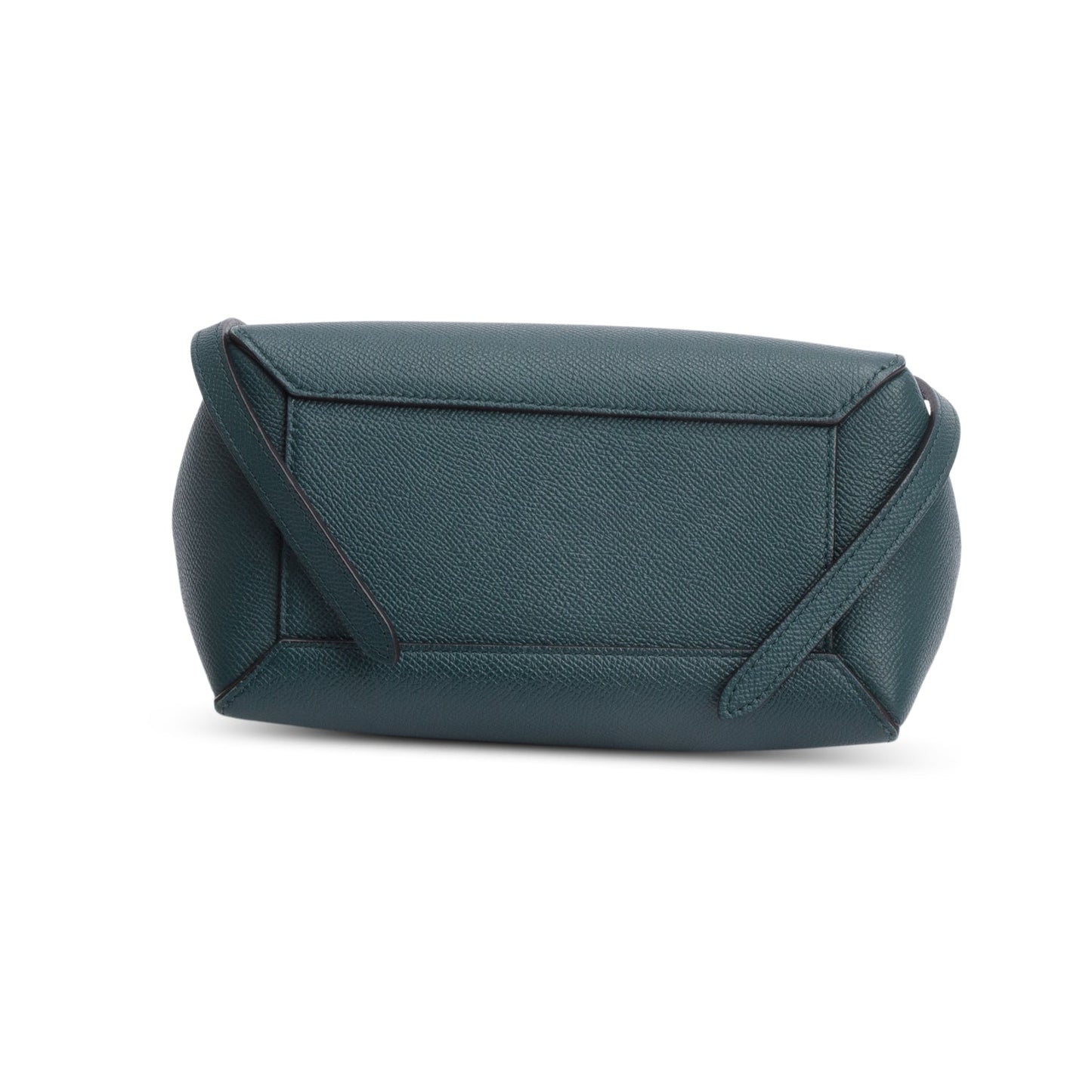 Celine Green Grained Calfskin Leather Nano Belt Bag
