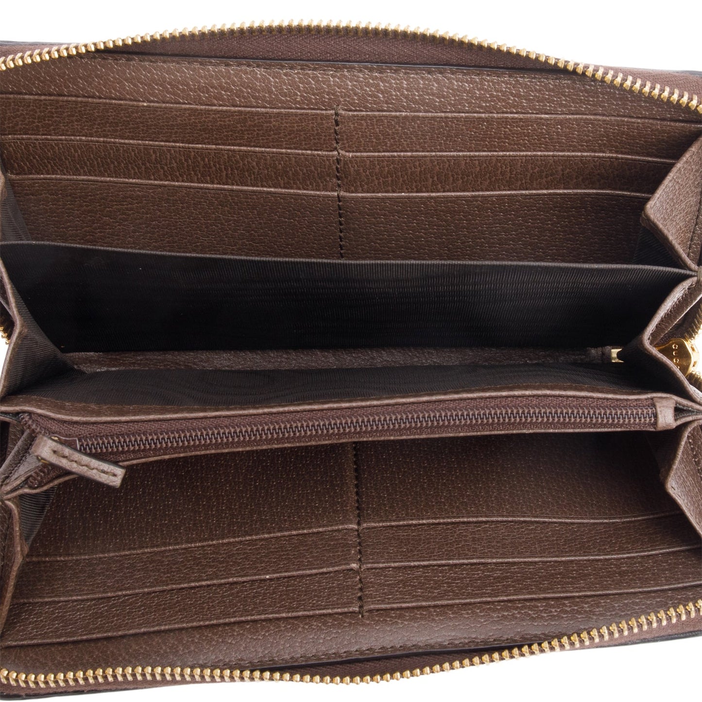 Gucci GG Supreme Web Ophidia Zip Around Wallet