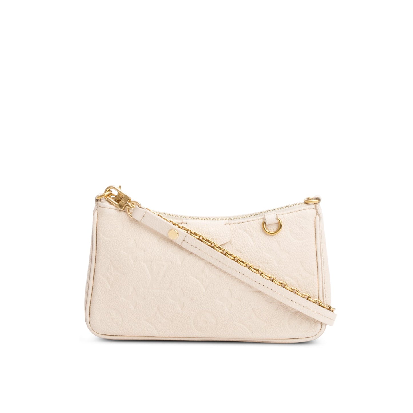 Louis Vuitton Cream Empreinte Easy Pouch On Strap Shoulder Bag