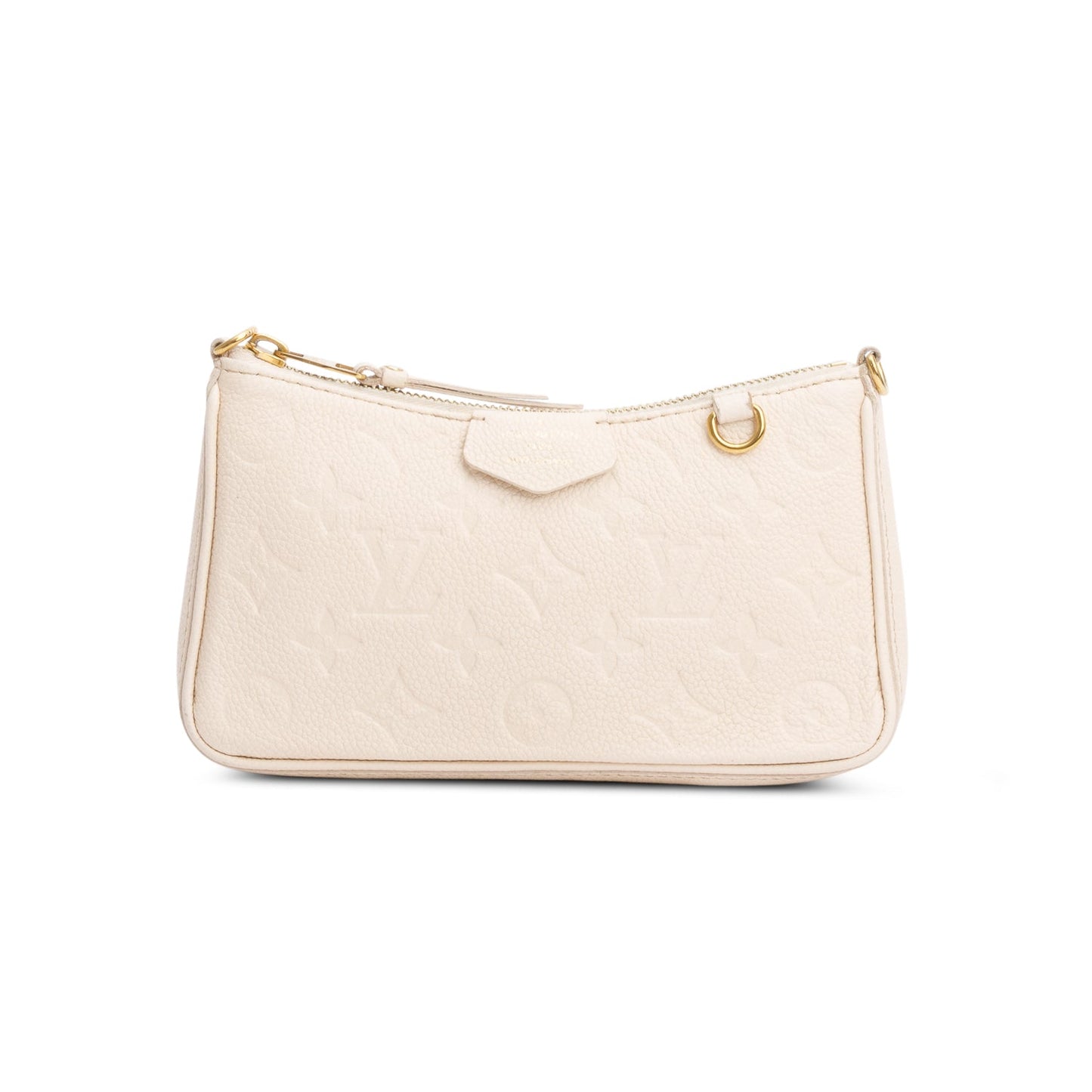 Louis Vuitton Cream Empreinte Easy Pouch On Strap Shoulder Bag