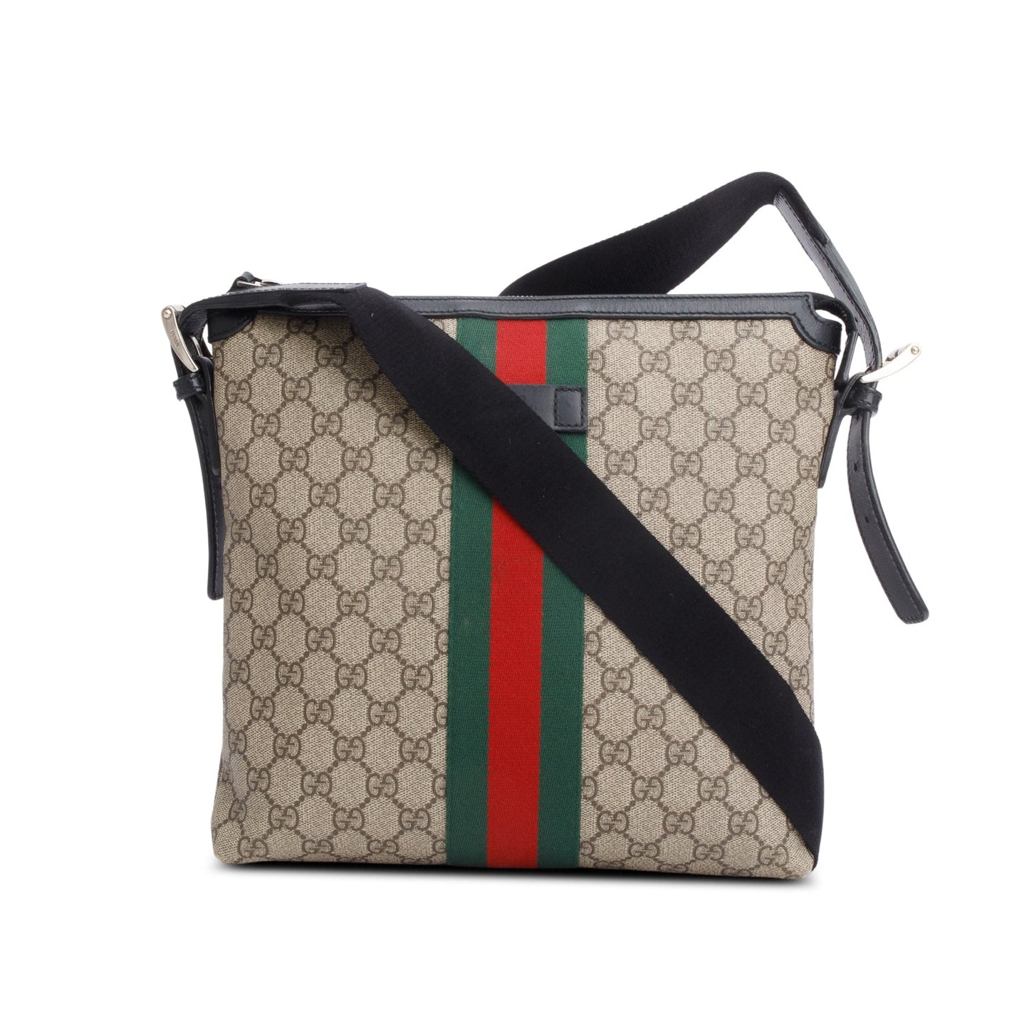 Gucci GG Supreme Web Messenger Bag