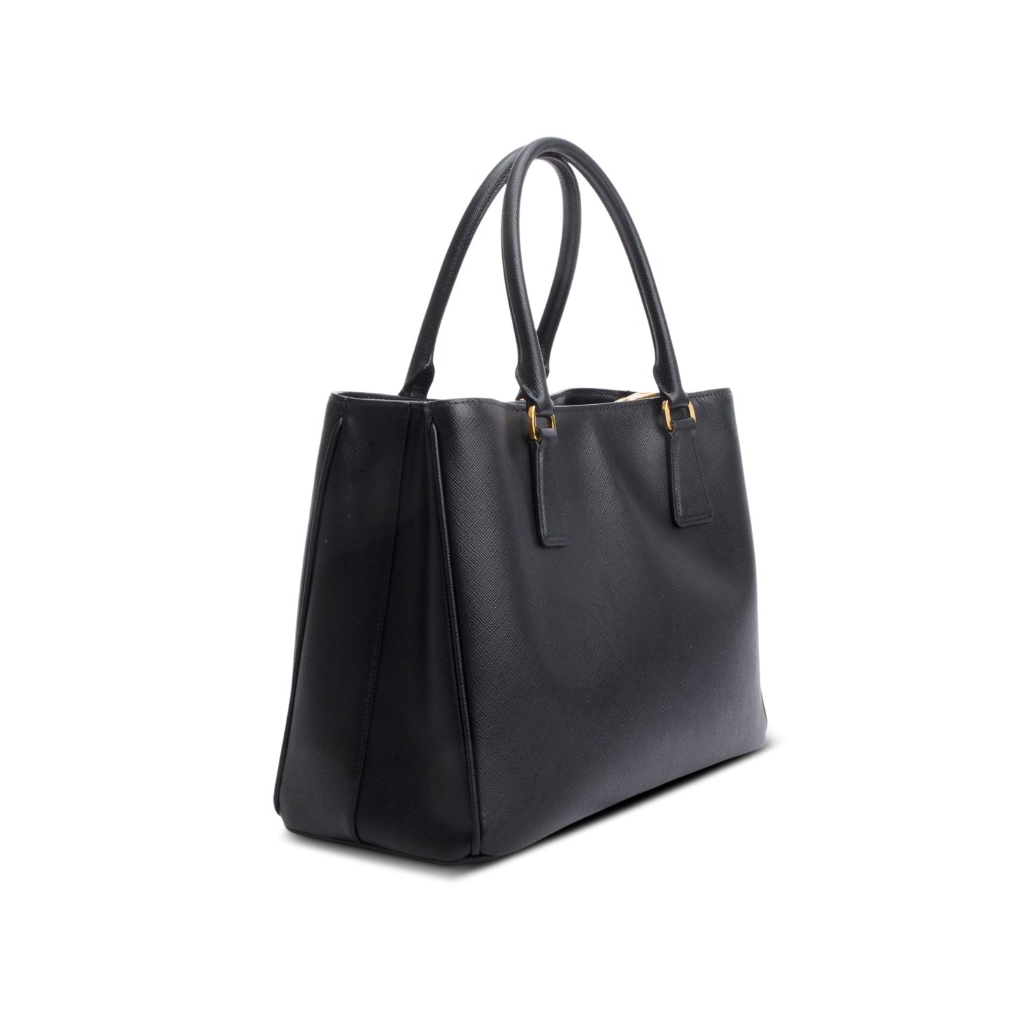 Prada Black Saffiano Lux Leather Medium Tote