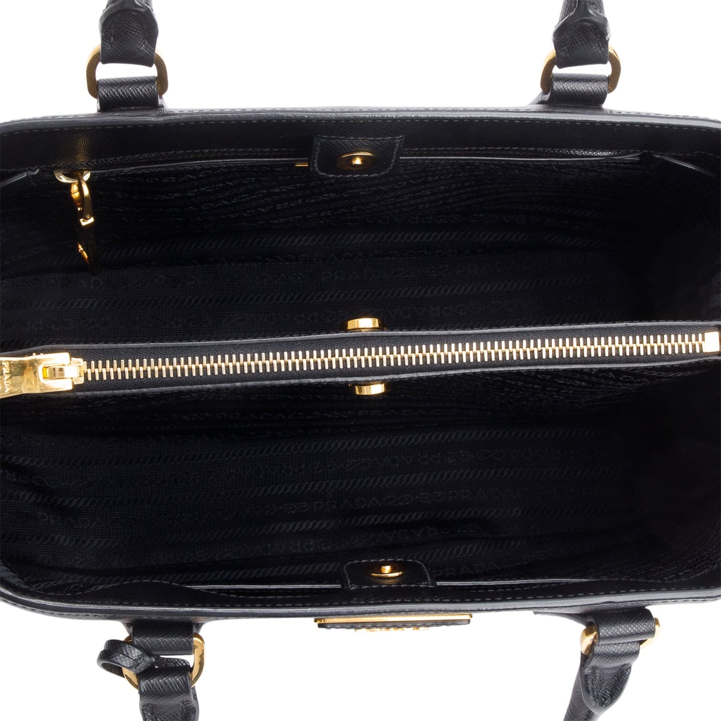 Prada Black Saffiano Lux Leather Medium Tote