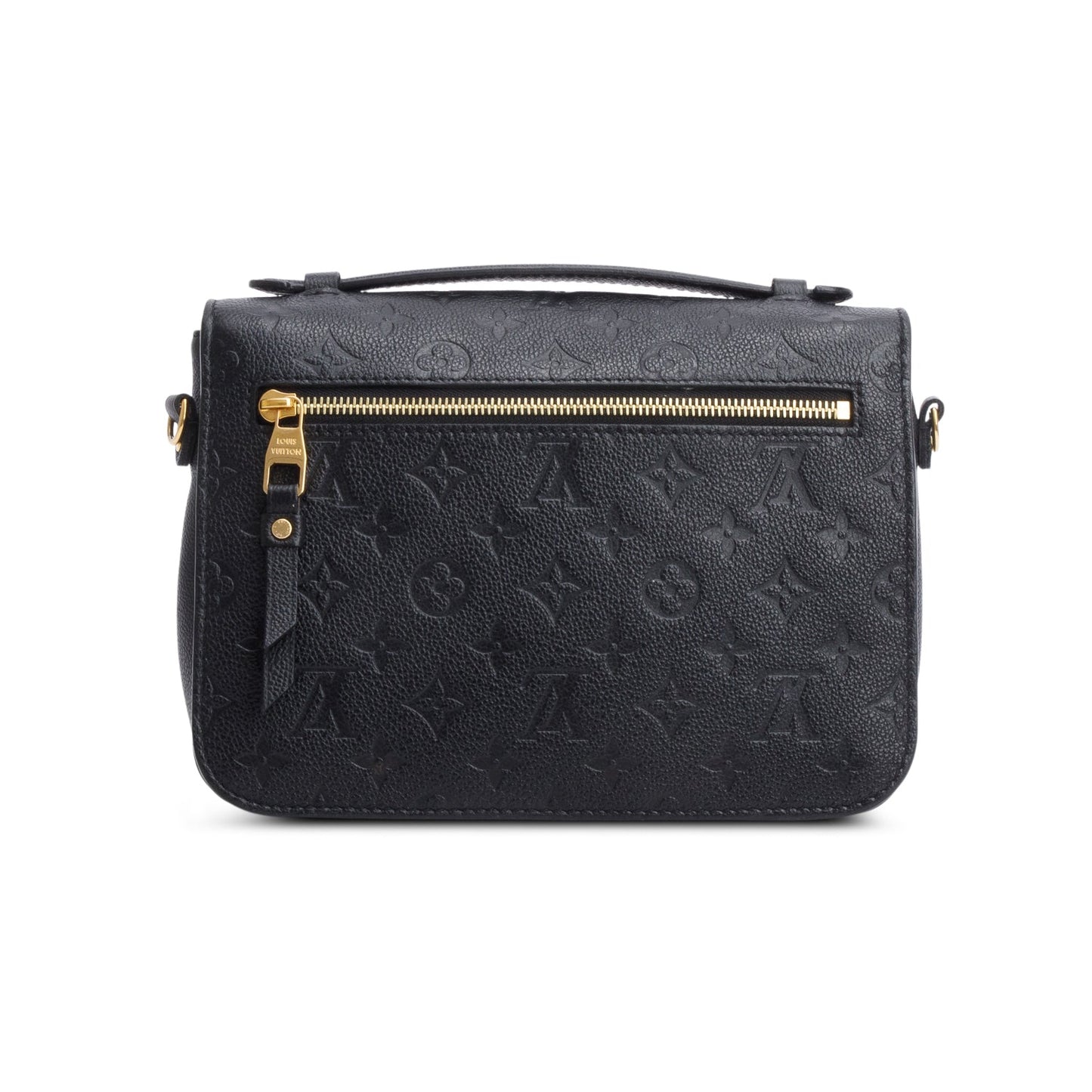 Louis Vuitton Black Monogram Empreinte Leather Pochette Metis