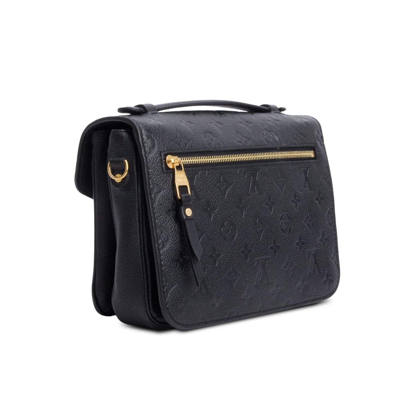 Louis Vuitton Black Monogram Empreinte Leather Pochette Metis