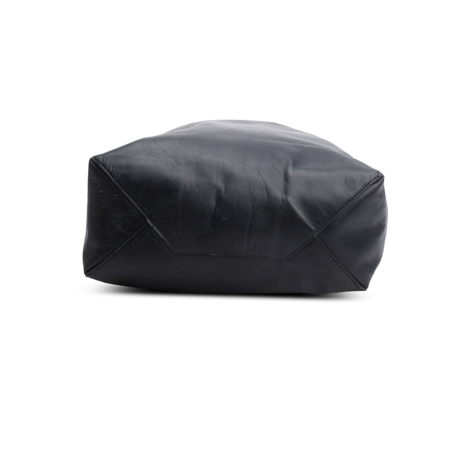 Celine Black Leather Vertical Cabas Large Tote