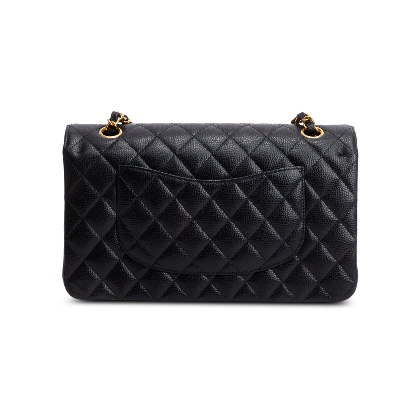 Chanel Black Caviar Classic Medium Double Flap Bag