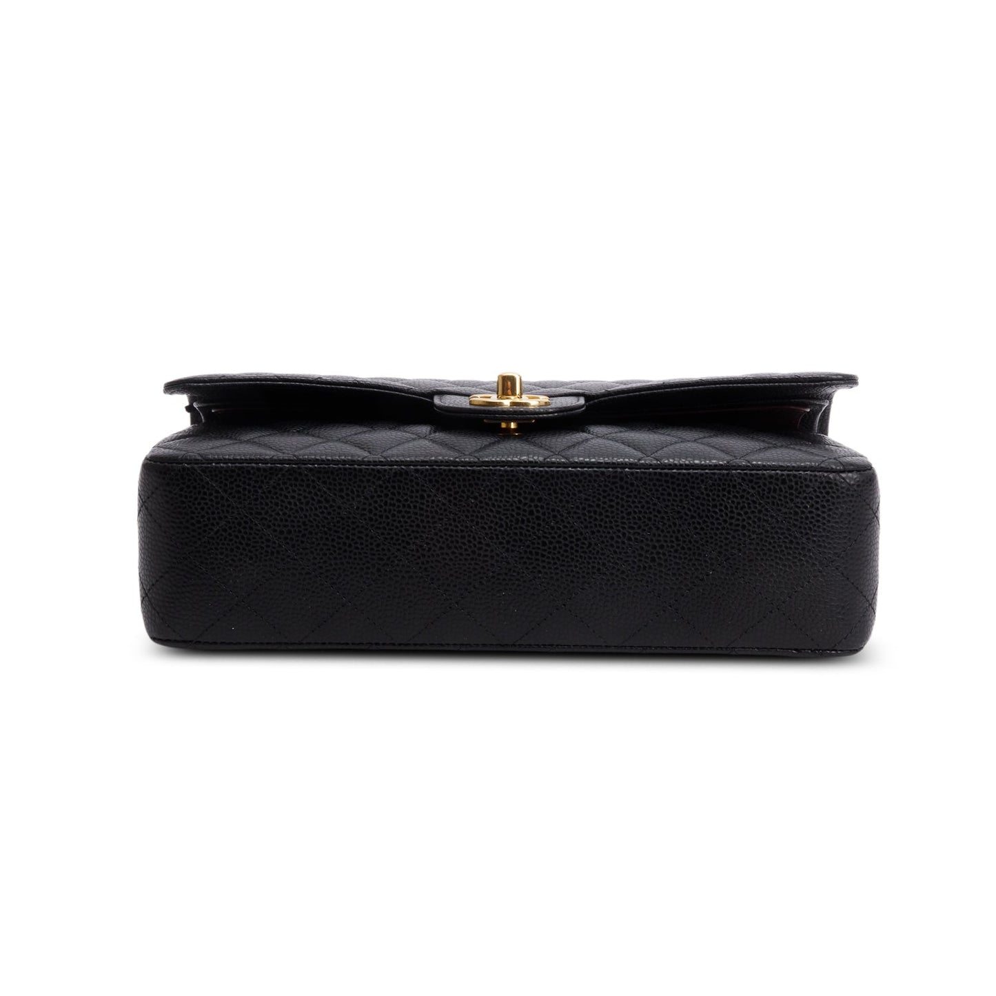 Chanel Black Caviar Classic Medium Double Flap Bag
