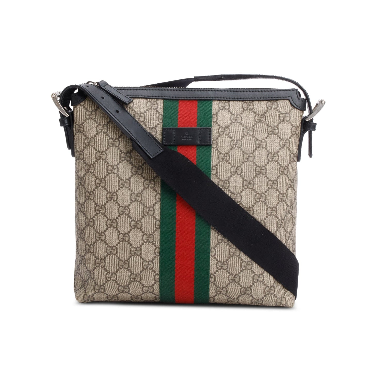 Gucci GG Supreme Canvas Web Messenger Bag