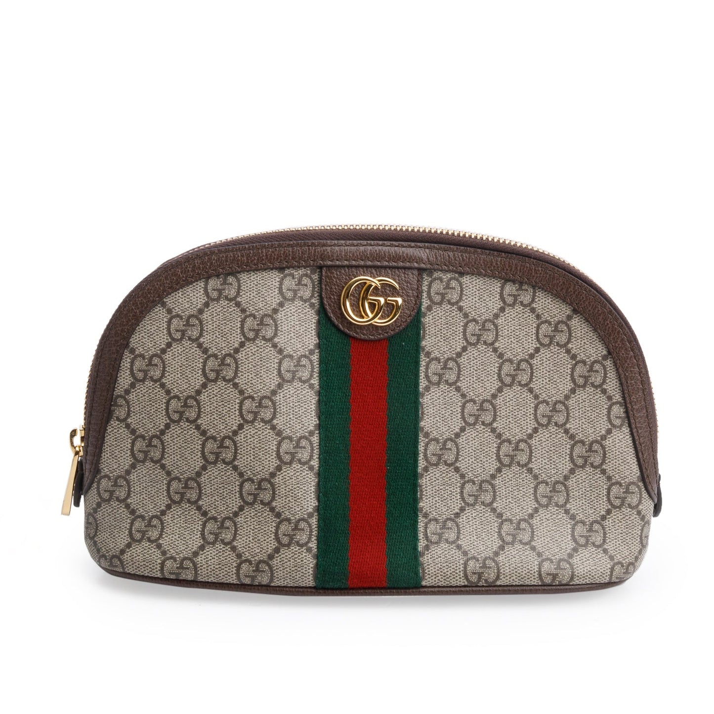 Gucci GG Supreme Monogram Web Ophidia Small Cosmetic Pouch