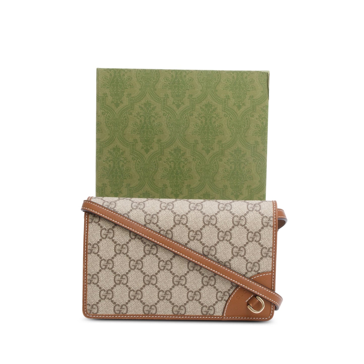 Gucci Brown GG Emblem Wallet