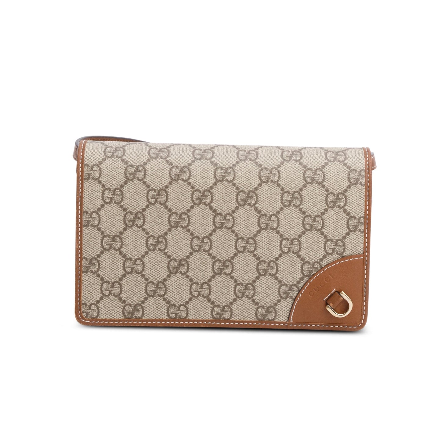 Gucci Brown GG Emblem Wallet