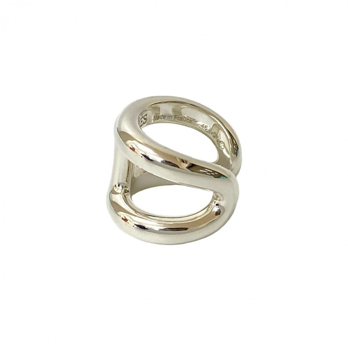 HERMES Ring Silver925 Silver Osmoz GM mens