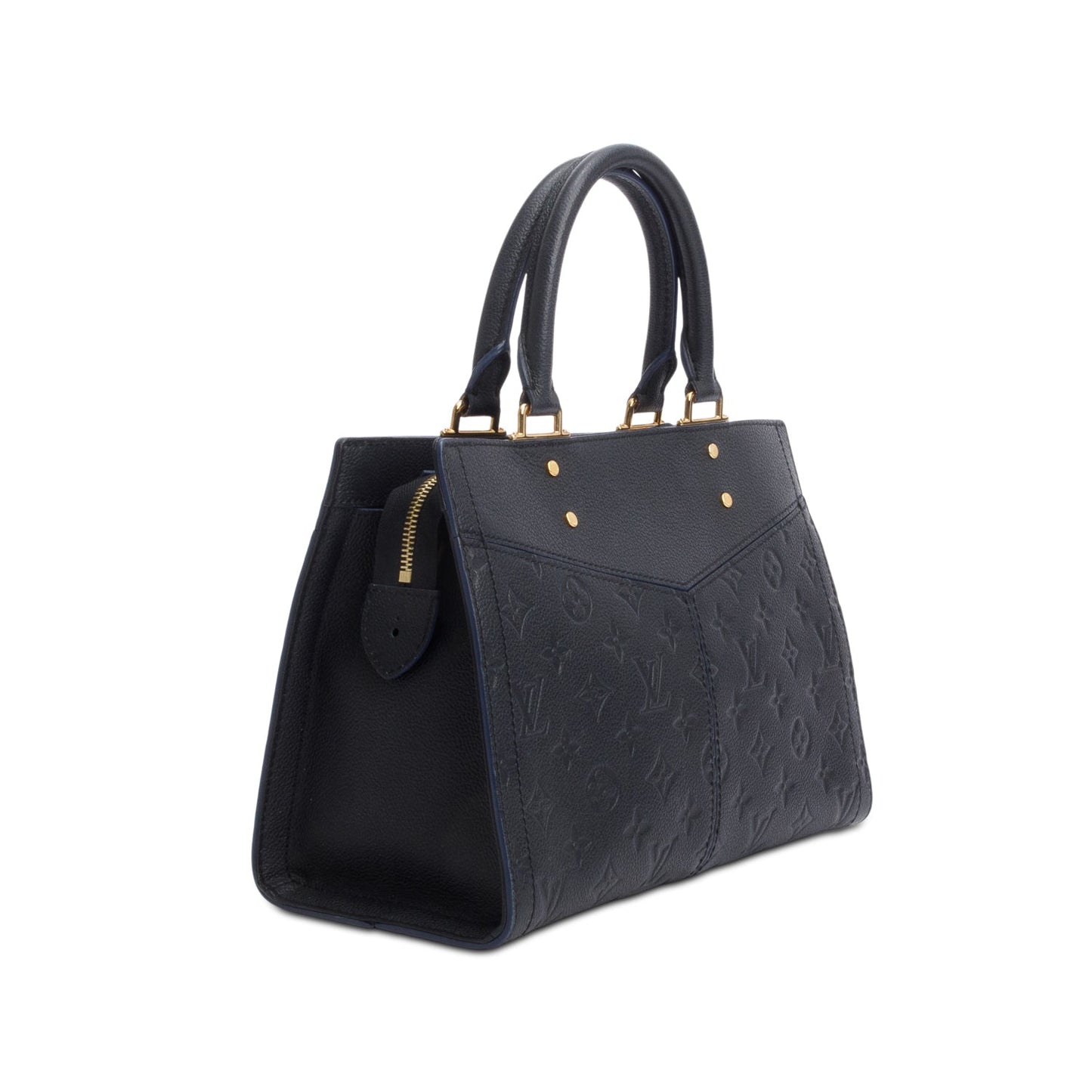 Louis Vuitton Navy Leather Empreinte Sully PM