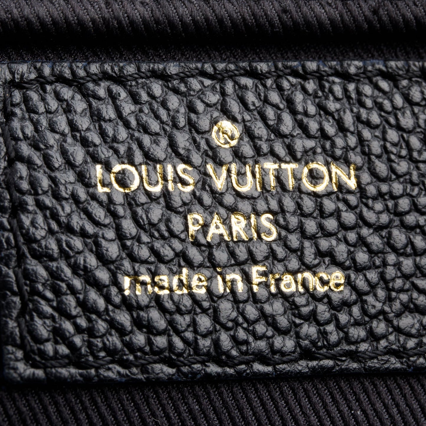 Louis Vuitton Navy Leather Empreinte Sully PM