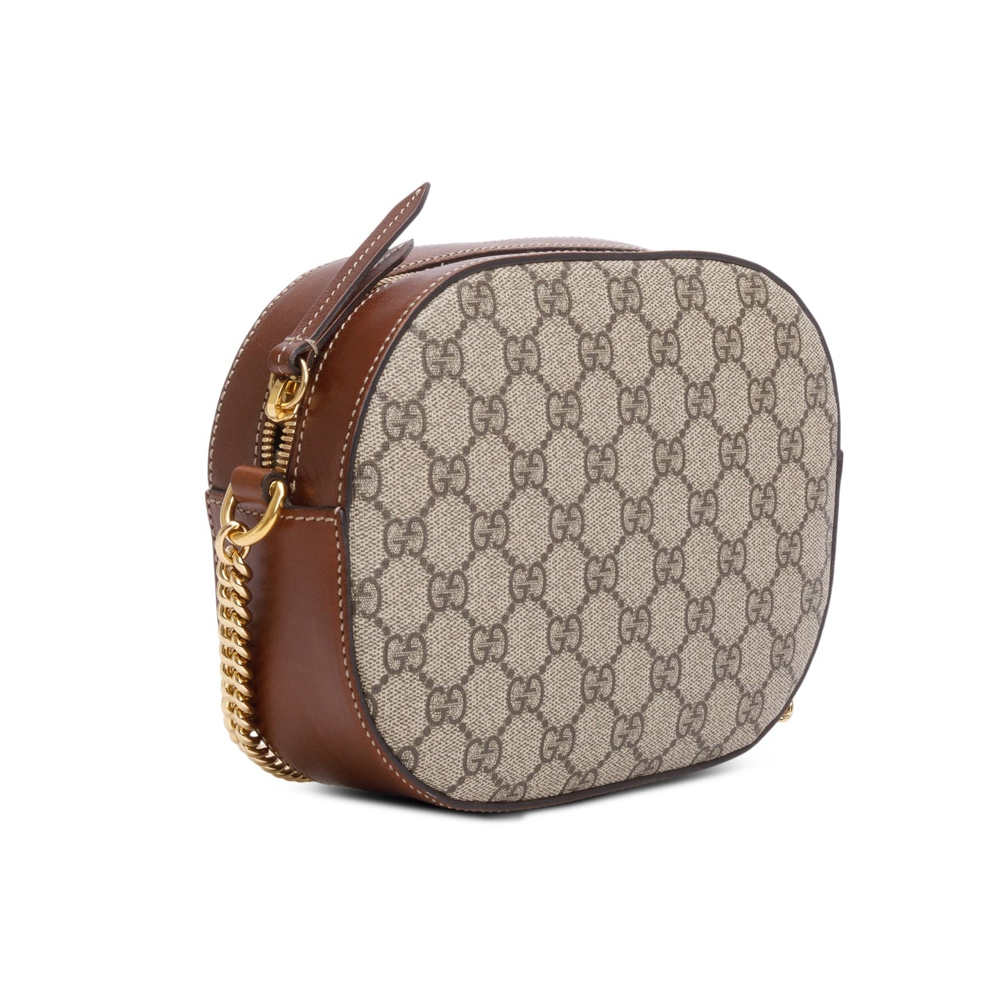 Gucci GG Supreme Bree Chain Crossbody Bag