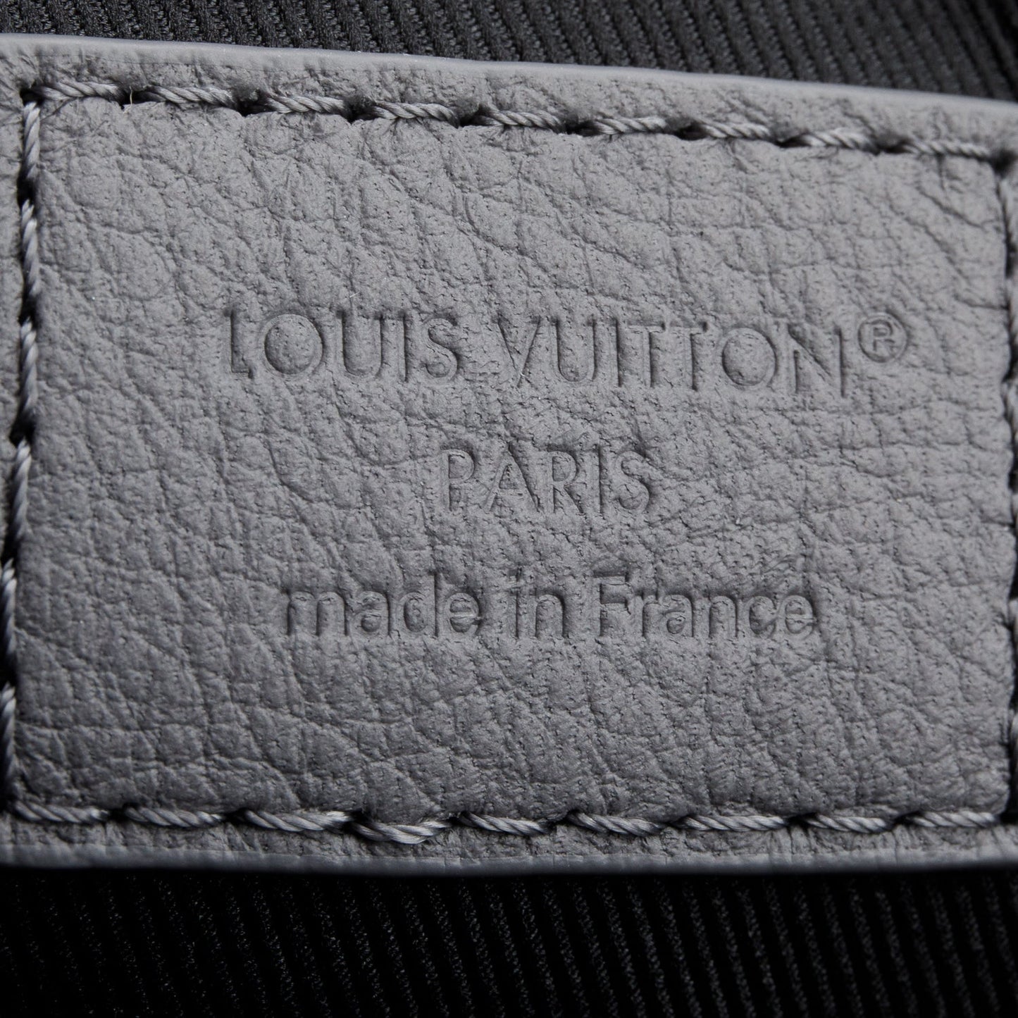 Louis Vuitton Grey Monogram Shadow Embossed Calfskin Leather Trio Messenger Bag