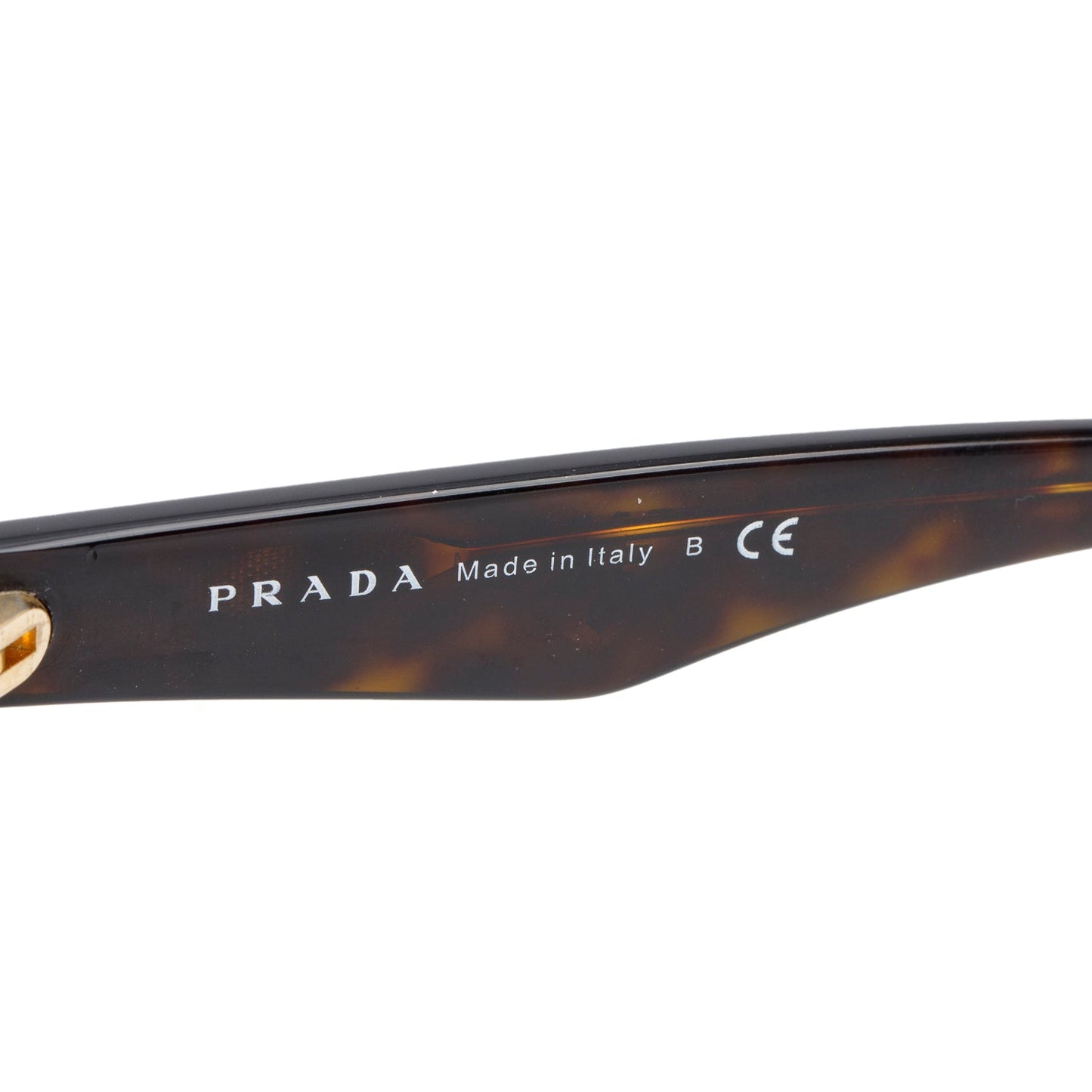Prada SPR 23Q Brown Tortoise Acetate Havana Cat Eye Sunglasses