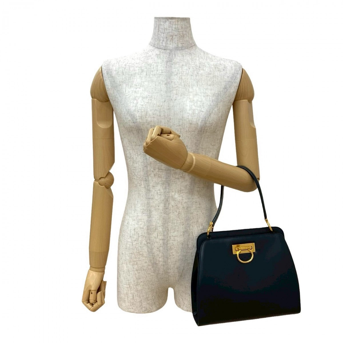 CELINE Handbag leather Navy