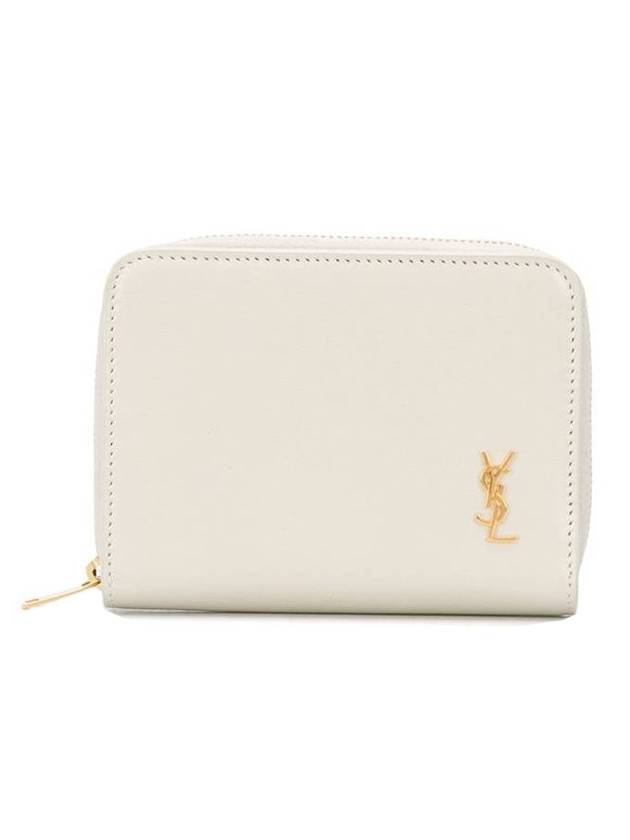 Luxury Saint Laurent Trending 2025 Monogram Compact Medium Wallet White