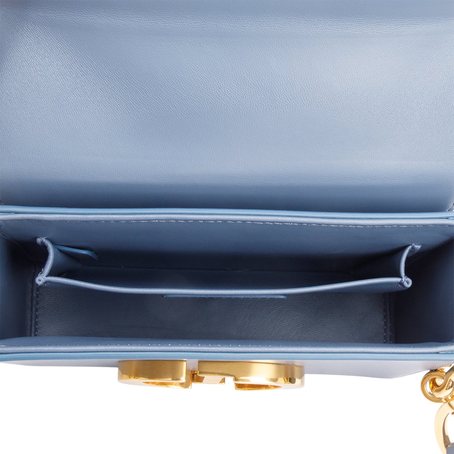 Christian Dior 2020 Blue Leather 30 Montaigne Box Bag