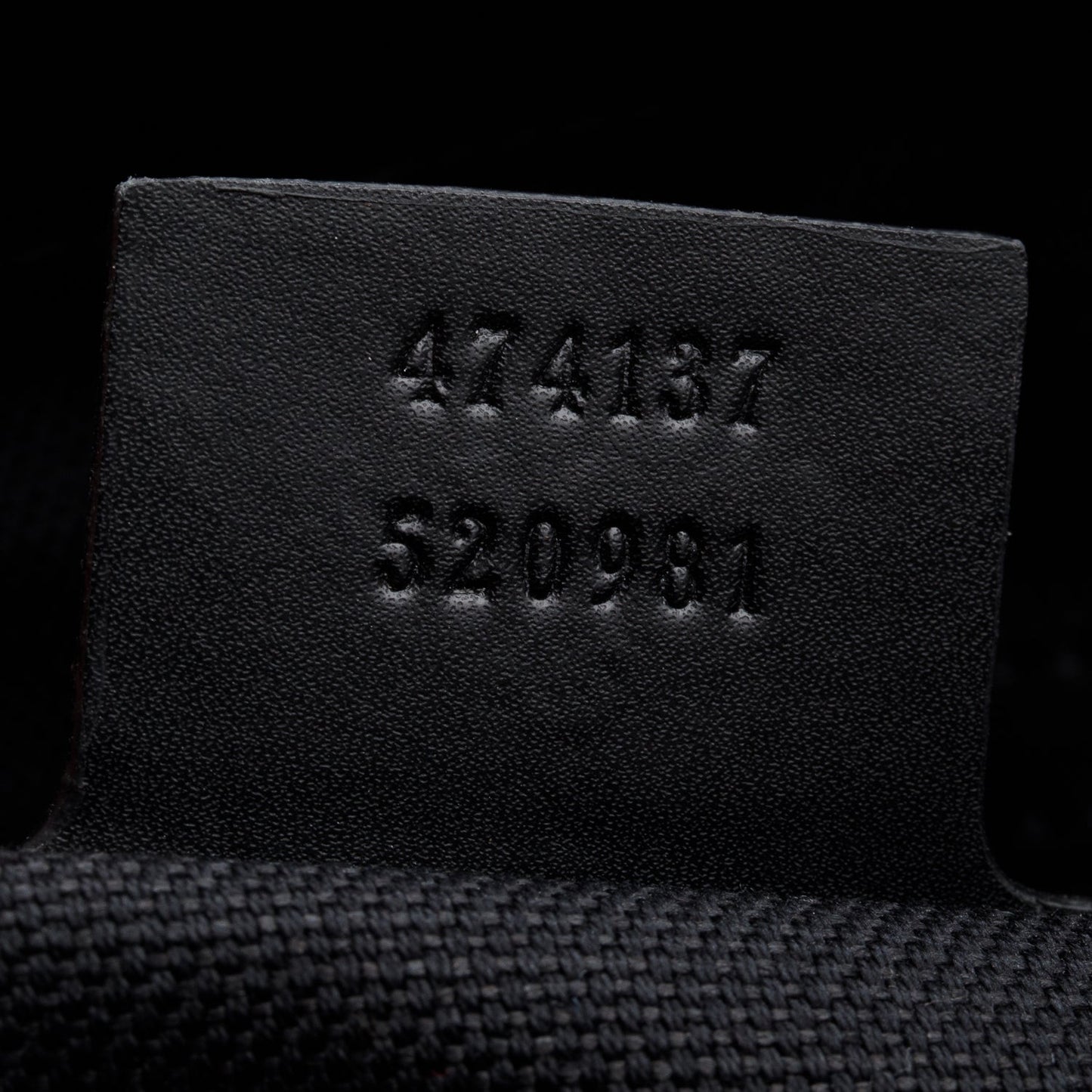 Gucci Black GG Supreme Canvas Calfskin Messenger Bag