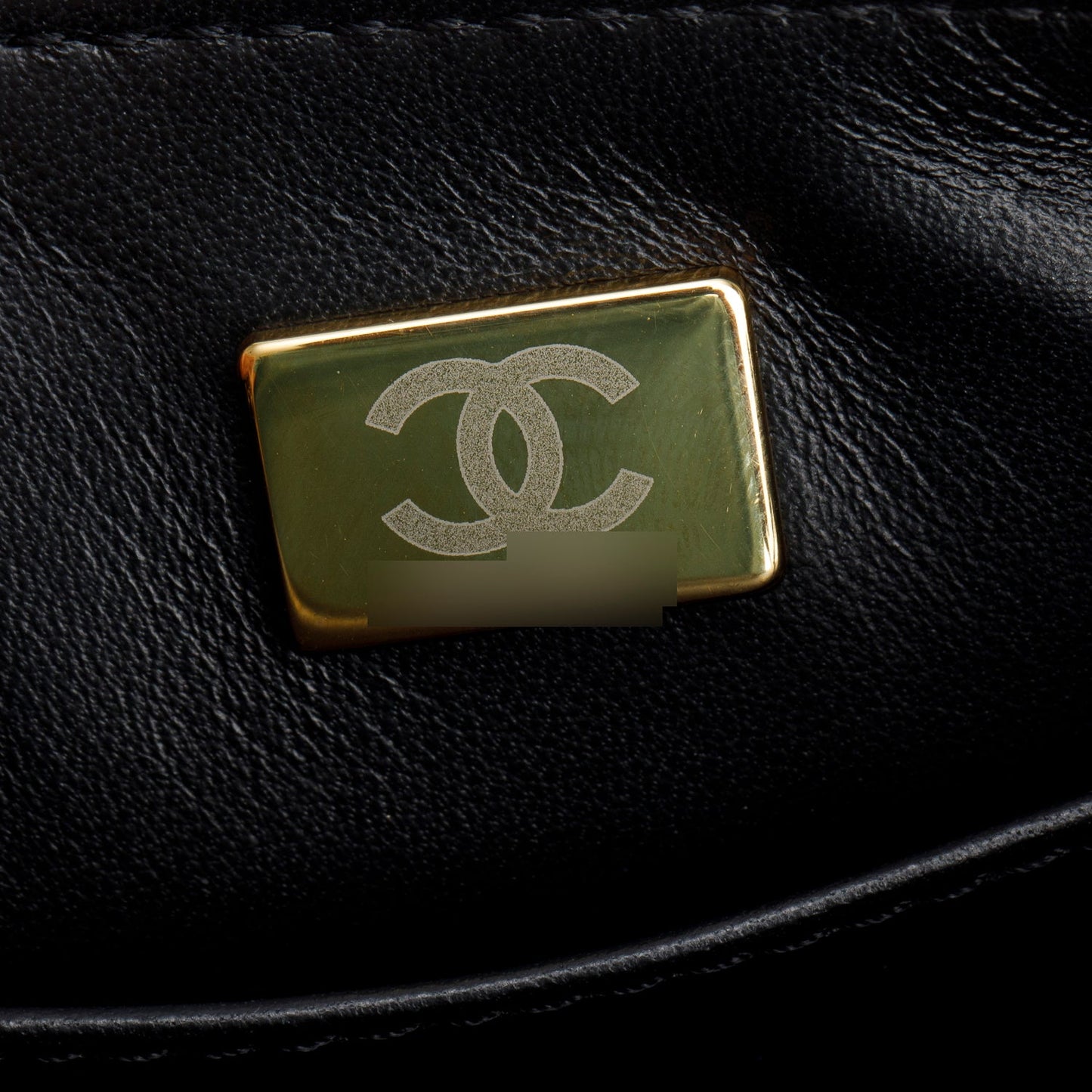 Chanel 2022 Black Goatskin Retro Classic Mini Square Flap Bag